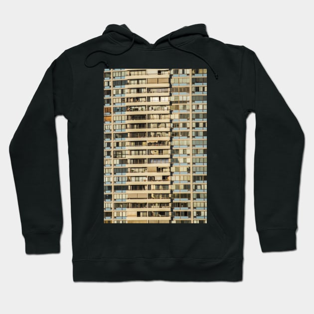 Honolulu Skyscraper Hoodie by KensLensDesigns